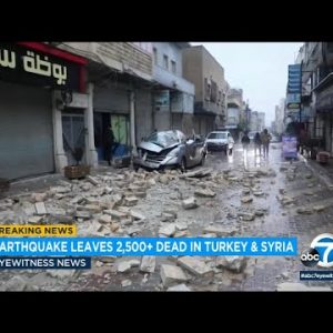 Turkey earthquake loss of life toll passes 2,500 amid desperate take into yarn survivors