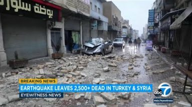 Turkey earthquake loss of life toll passes 2,500 amid desperate take into yarn survivors