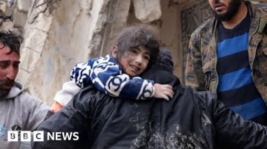 “Tens of hundreds uninteresting” in Turkey-Syria earthquake dread – BBC News