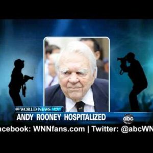 Andy Rooney Hospitalized (10.26.2011)