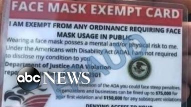 Are there honorable medical exemptions from wearing masks?