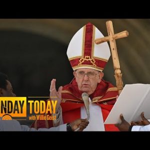 Pope Francis leads Palm Sunday Mass after hospital quit