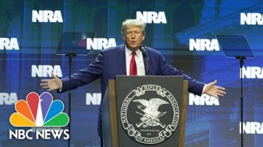 Trump calls mass shootings a ‘psychological health jam’ during NRA speech