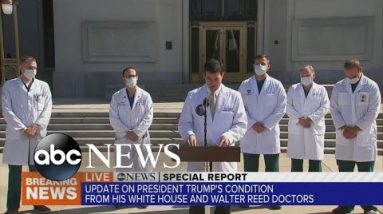 Trump’s clinical group updates on president’s condition | ABC Records