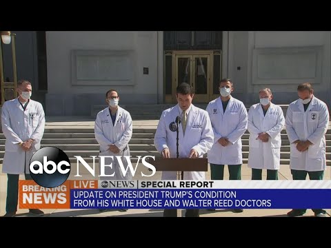 Trump’s clinical group updates on president’s condition | ABC Records